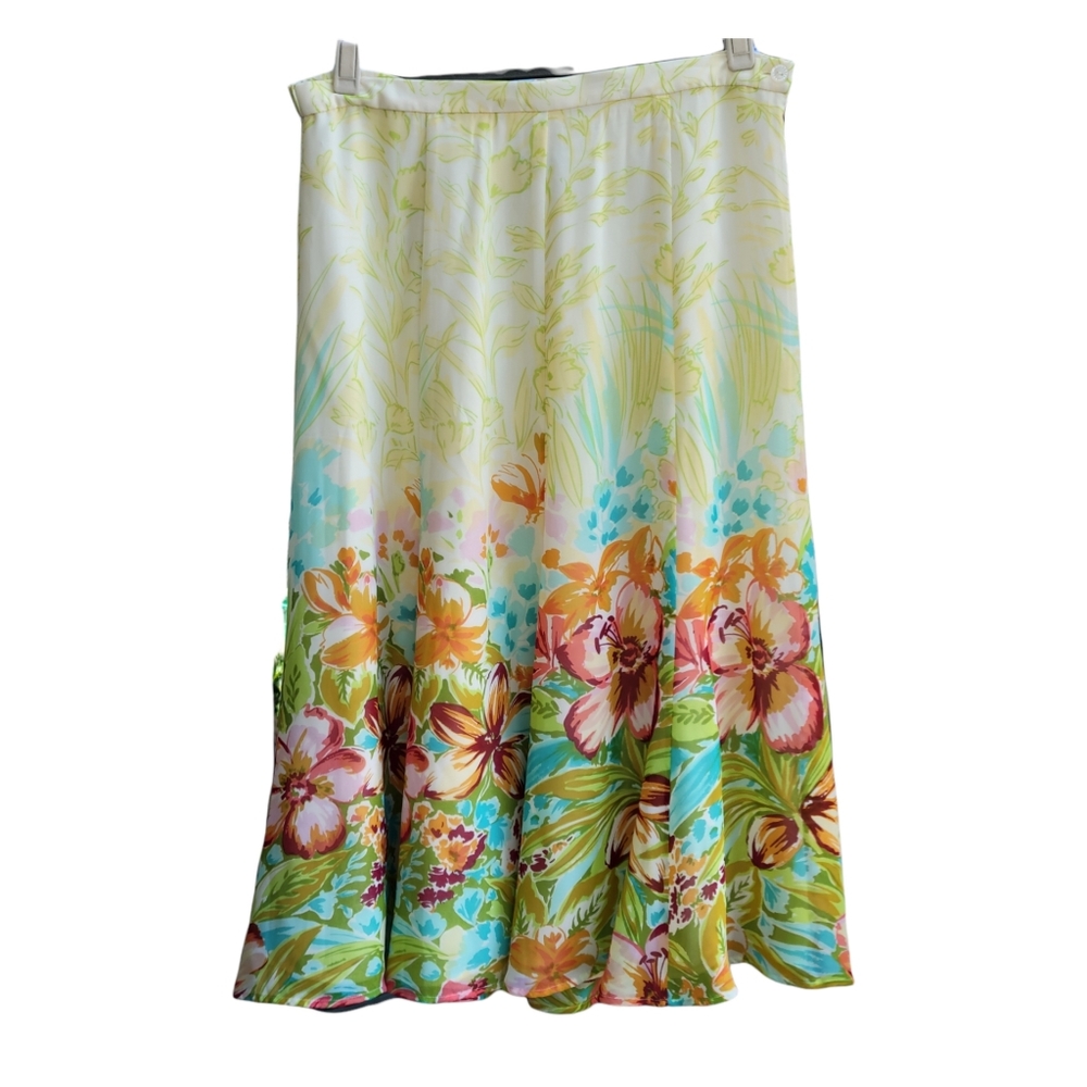 - Coldwater Creek Poppy Midi Skirt PL